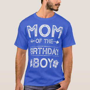 Mum Of The Birthday Boy Family Love Celebration T-Shirt