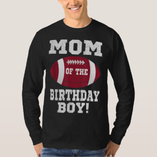 Mum of the Birthday Boy Football Lover Vintage Ret T-Shirt