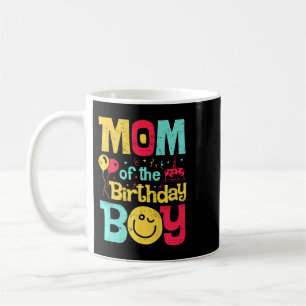 Mum of the Birthday Boy Funny Mother Mama Family M Coffee Mug