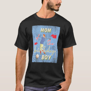 Mum Of The Birthday Boy Golf Theme Matching Family T-Shirt