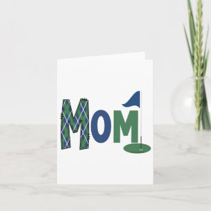 Mum Of The Birthday Boy Hole In One Golf Family Ma Card