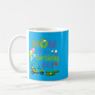 Mum Of The Birthday Boy Hole In One Golf Sport Coffee Mug