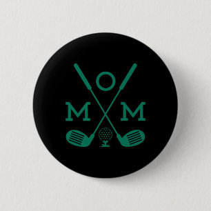Mum Of The Birthday Boy Hole In One Golf Sport Mat 6 Cm Round Badge
