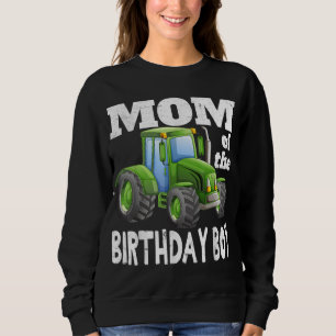 Mum of the Birthday Boy Kids Farm Tractor Party Id Sweatshirt