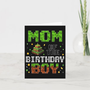 Mum Of The Birthday Boy Matching Family Birthday P Card