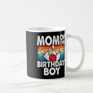 Mum Of The Birthday Boy Matching Family Bowling Bi Coffee Mug