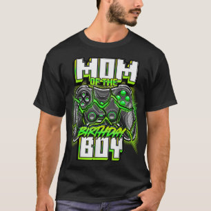 Mum of the Birthday Boy Matching Family Video Game T-Shirt