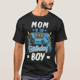Mum of the Birthday Boy Matching family Video Game T-Shirt