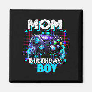 Mum Of The Birthday Boy Matching Video Game Birthd Magnet