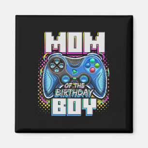 Mum Of The Birthday Boy Matching Video Game Birthd Magnet