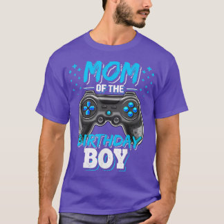 Mum of the Birthday Boy Matching Video Gamer Birth T-Shirt