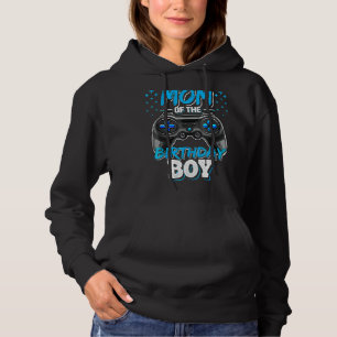 Mum Of The Birthday Boy Matching Video Gamer Mothe Hoodie