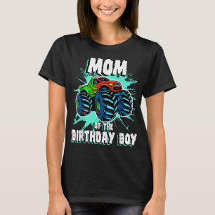 Mum of the Birthday Boy Monster Truck Birthday Par T-Shirt