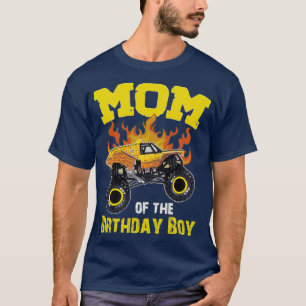 Mum of the Birthday Boy Monster Truck Earth shaker T-Shirt
