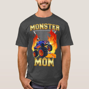 Mum of the Birthday Boy Monster Truck Matching Fam T-Shirt