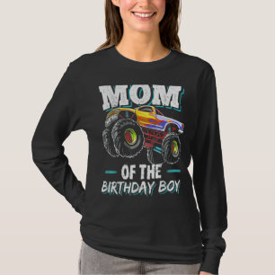 Mum Of The Birthday Boy Monster Truck T-Shirt