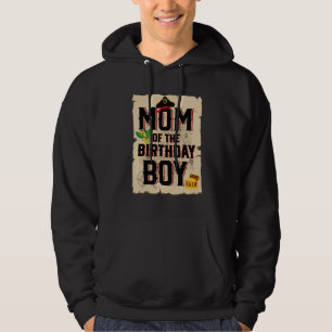 Mum Of The Birthday Boy  Mother Pirate Theme 5th B Hoodie
