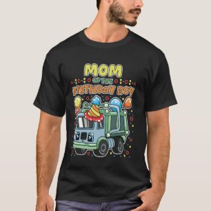 Mum of the Birthday Boy Recycling Trash Eco Family T-Shirt