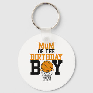 Mum Of The Birthday Boy Sketll Family Birthday Key Ring