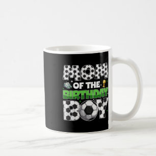 Mum Of The Birthday Boy Soccer Party Family Matchi Coffee Mug