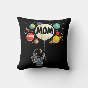 Mum of The Birthday Boy Space Astronaut 1st Birthd Cushion