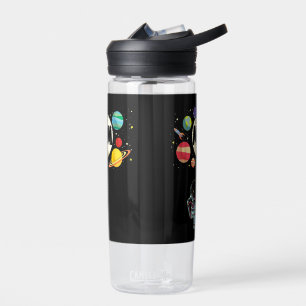 Mum of The Birthday Boy Space Astronaut 1st Birthd Water Bottle