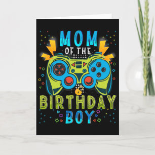 Mum Of The Birthday Boy Video Game Matching Birthd Card