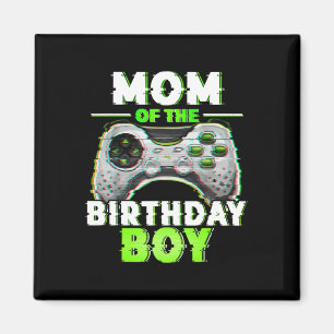 Mum Of The Birthday Boy Video Gamer Matching Famil Magnet