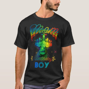 Mum Of The Birthday Boys Matching Family Bowling B T-Shirt