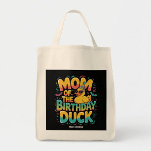 Mum Of The Birthday Duck Rubber Duck Birthday Girl Tote Bag