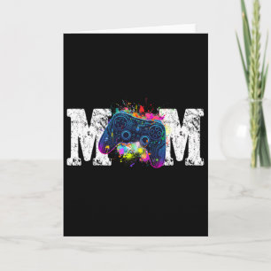 Mum Of The Birthday Gamer Funny Birthday Gaming  Card