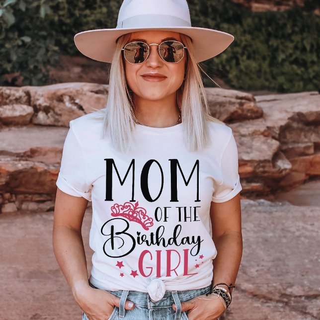 Mum of the Birthday Girl Birthday Squad Matching T-Shirt (Creator Uploaded)