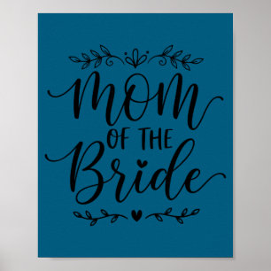 Mum of the bride matching family bride mother 2026 poster