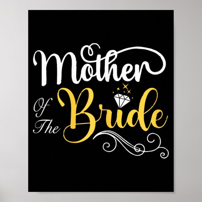 Mum Of The Bride Wedding Shower  Poster (Front)