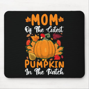 Mum Of The Cutest Pumpkin In The Patch Pumpkin Hal Mouse Pad