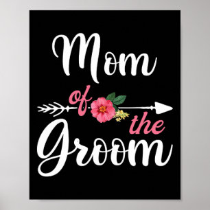 Mum Of The Groom Shirts For Women Poster