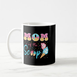 Mum Of The Scoop Ice Cream Gender Reveal Baby Show Coffee Mug