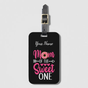 Mum of the Sweet One Sprinkled Doughnut Luggage Tag