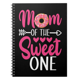 Mum of the Sweet One Sprinkled Doughnut Notebook