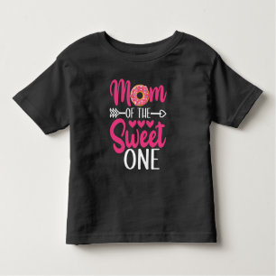 Mum of the Sweet One Sprinkled Doughnut Toddler T-Shirt