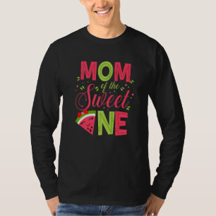 Mum Of The Sweet One Watermelon Mummy Mama 1st Bd T-Shirt