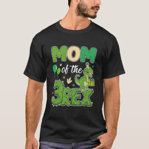 Mum Of The Three Rex Birthday Dinosaur Family Matc T-Shirt