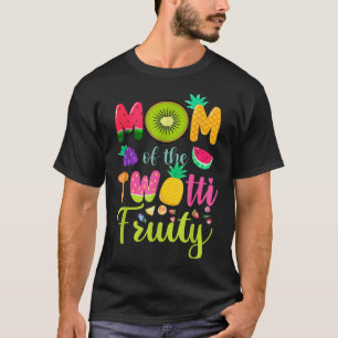 Mum Of the Twotti Frutti 2nd Birthday Fruity Famil T-Shirt