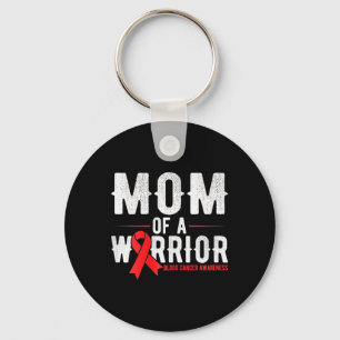 Mum Of The Warrior Blood Cancer Awareness Key Ring
