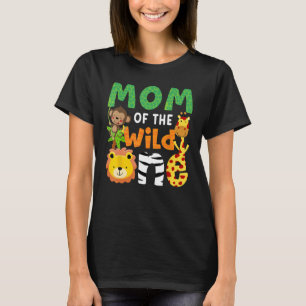 Mum of the Wild One Zoo Theme Birthday Safari Jung T-Shirt