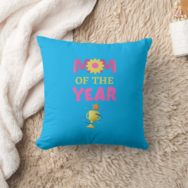 Mum of the year pillow (Blanket)