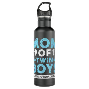 Mum Of Twin Boys Classic Overachiever Twin Mum Twi 710 Ml Water Bottle