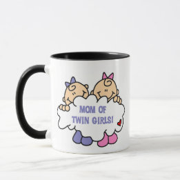 Mum of Twin Girls Mug