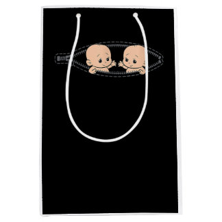 Mum Of Twin Pregnancy Twins Mum Pregnant With Twin Medium Gift Bag