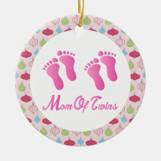 Mum Of Twins Christmas Keepsake Ornament